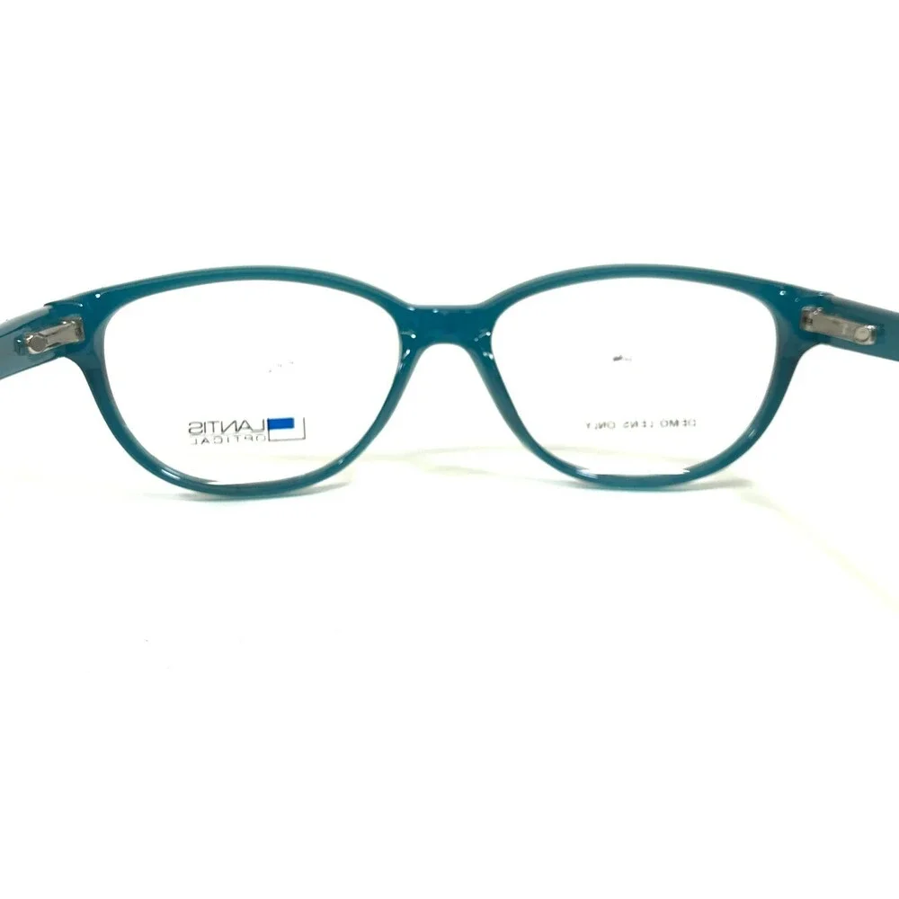 Lantis Optical Eyeglasses Frames CS L6017 Black Blue Square Full Rim 52-16-135